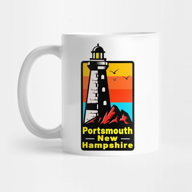 Portsmouth New Hampshire Lighthouse Tuna Fishing NH by TravelTime